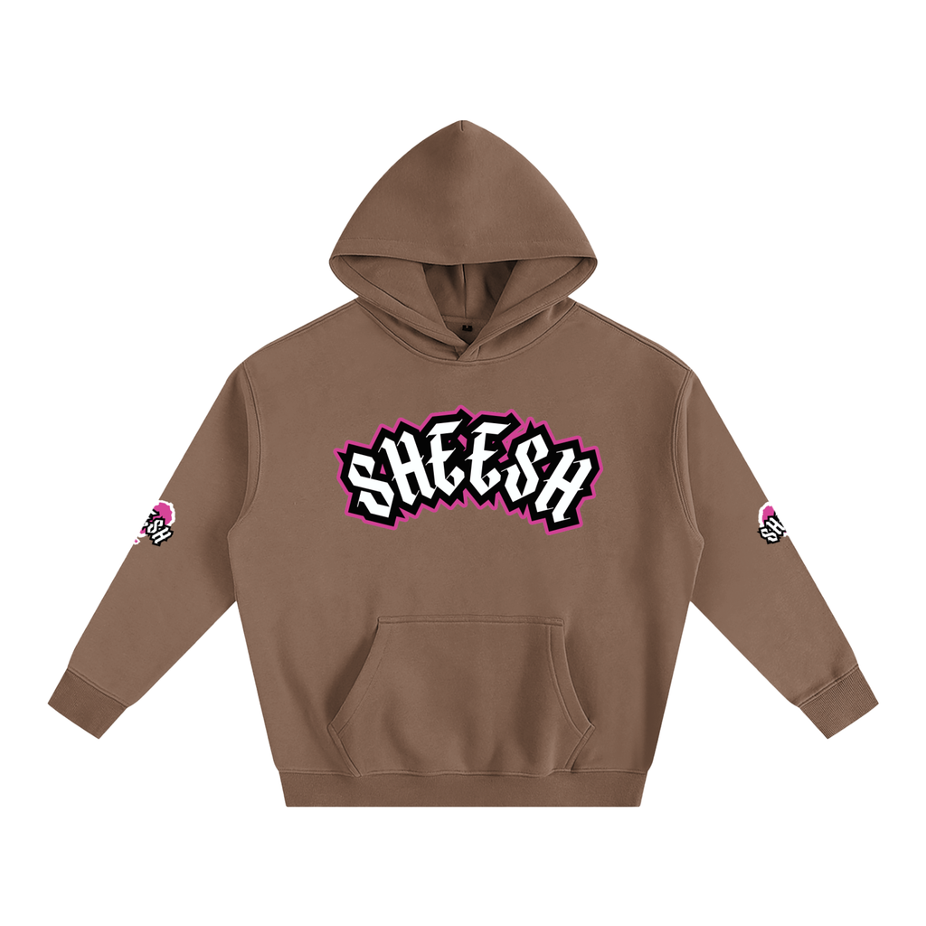 SHEESH WMNS Double Sleeve Fleece Hoodie