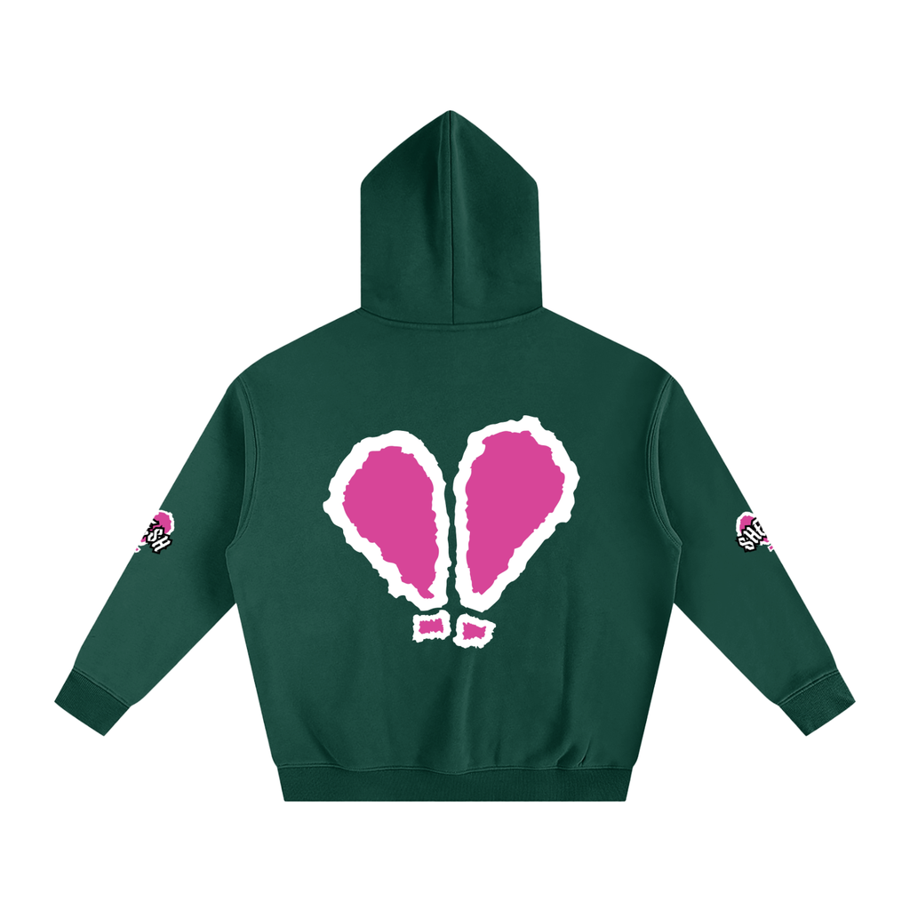 SHEESH WMNS Double Sleeve Fleece Hoodie