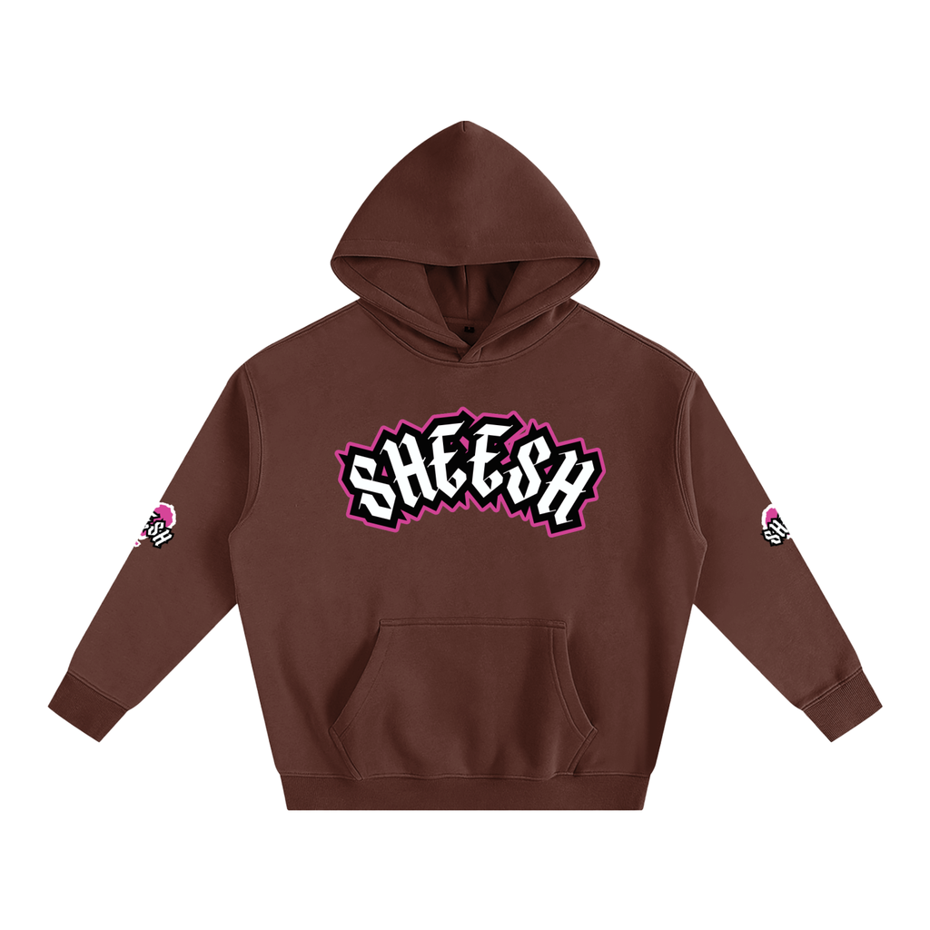 SHEESH WMNS Double Sleeve Fleece Hoodie