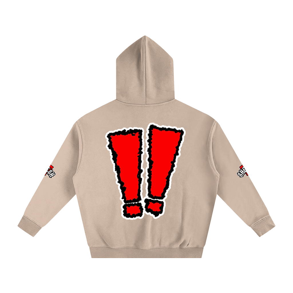 SHEESH Double Sleeve Fleece Hoodie