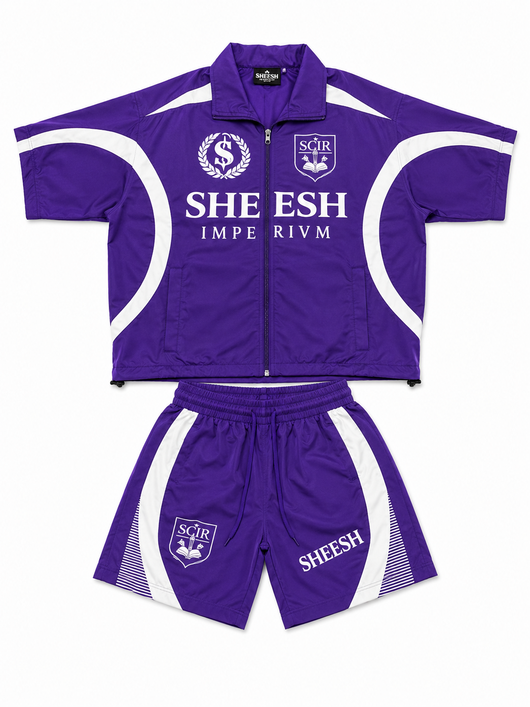 PURPLE IMPERIVM SHORTS SET