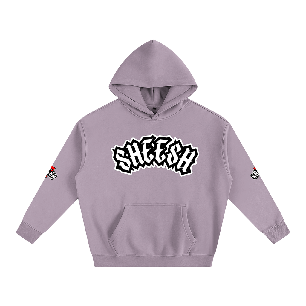 SHEESH Double Sleeve Fleece Hoodie