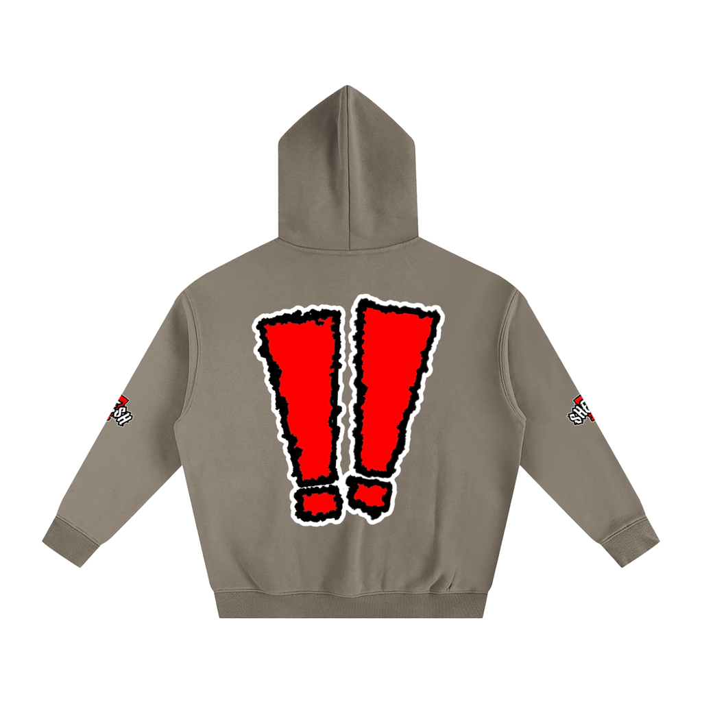 SHEESH Double Sleeve Fleece Hoodie
