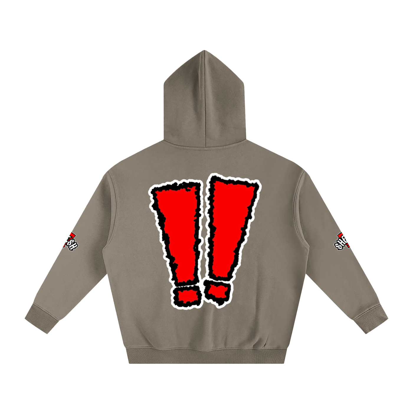 SHEESH Double Sleeve Fleece Hoodie