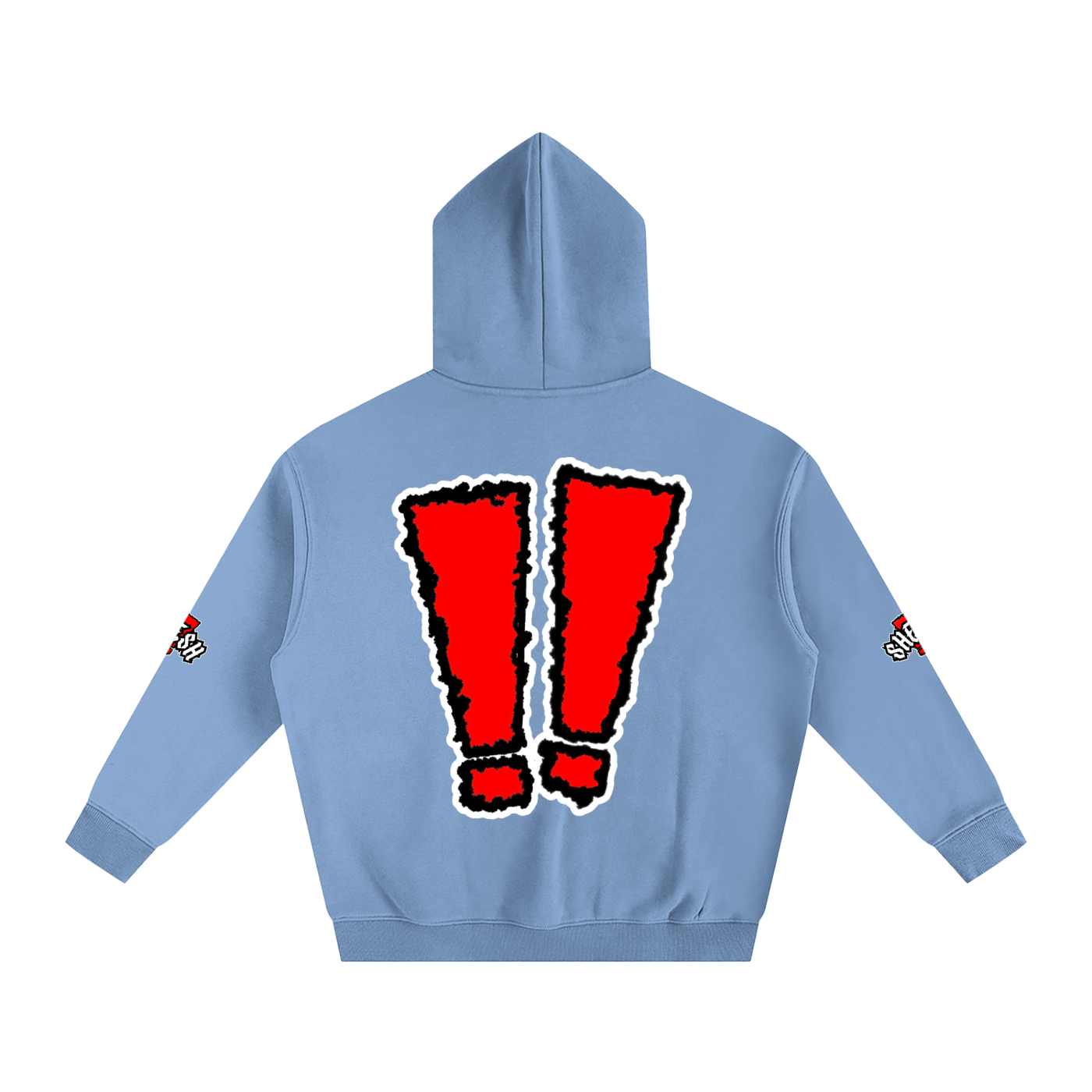 SHEESH Double Sleeve Fleece Hoodie