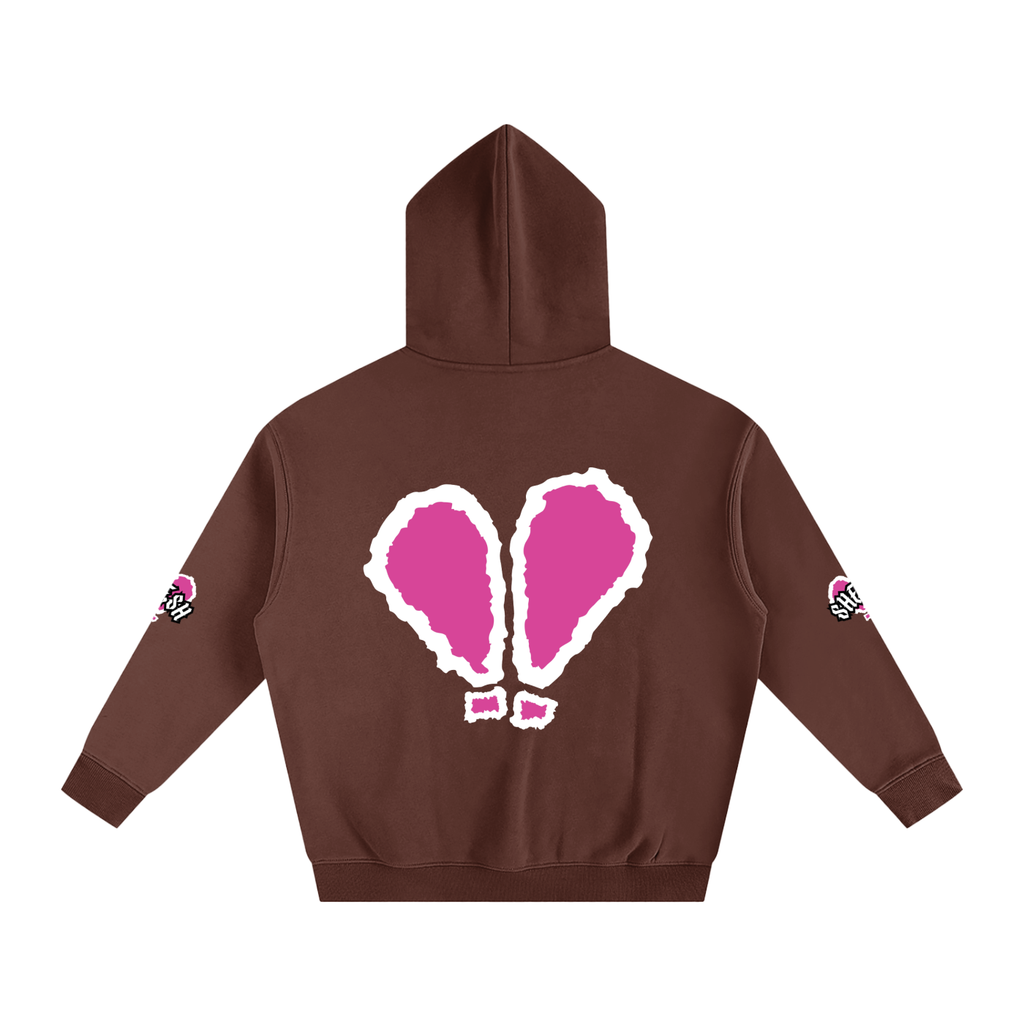 SHEESH WMNS Double Sleeve Fleece Hoodie