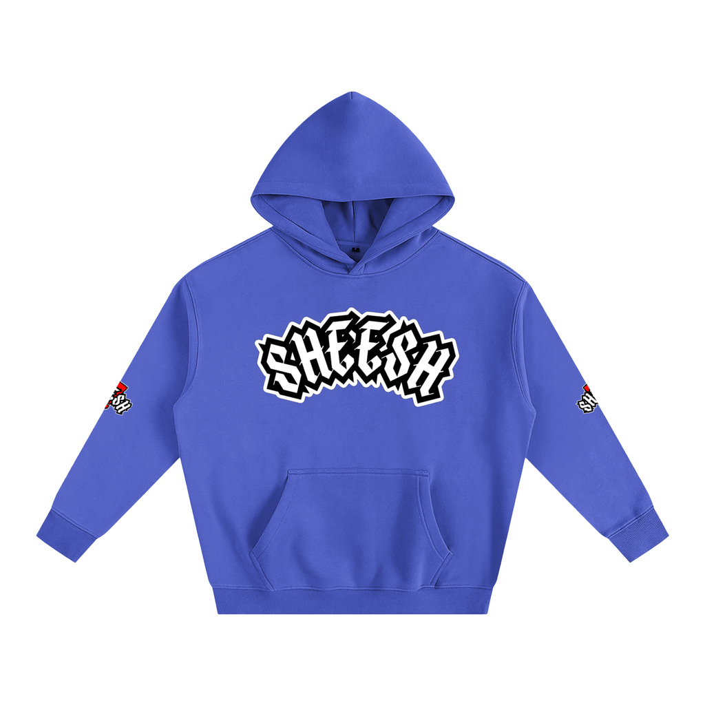 SHEESH Double Sleeve Fleece Hoodie