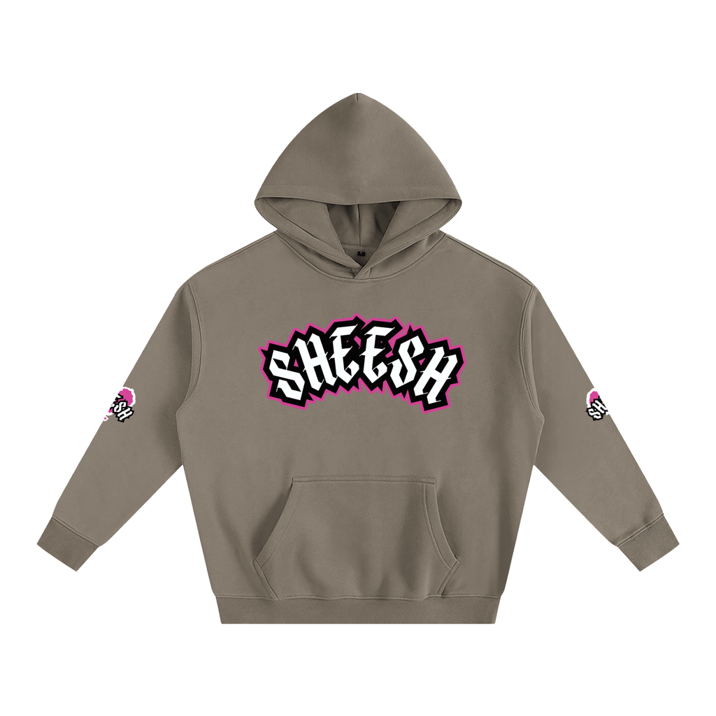 SHEESH WMNS Double Sleeve Fleece Hoodie