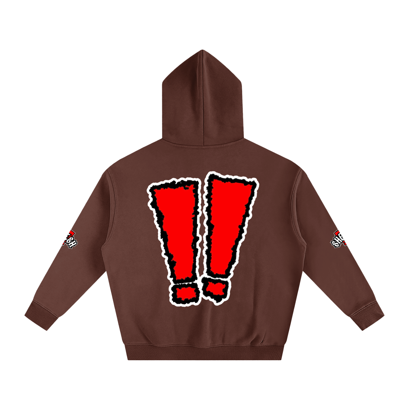 SHEESH Double Sleeve Fleece Hoodie