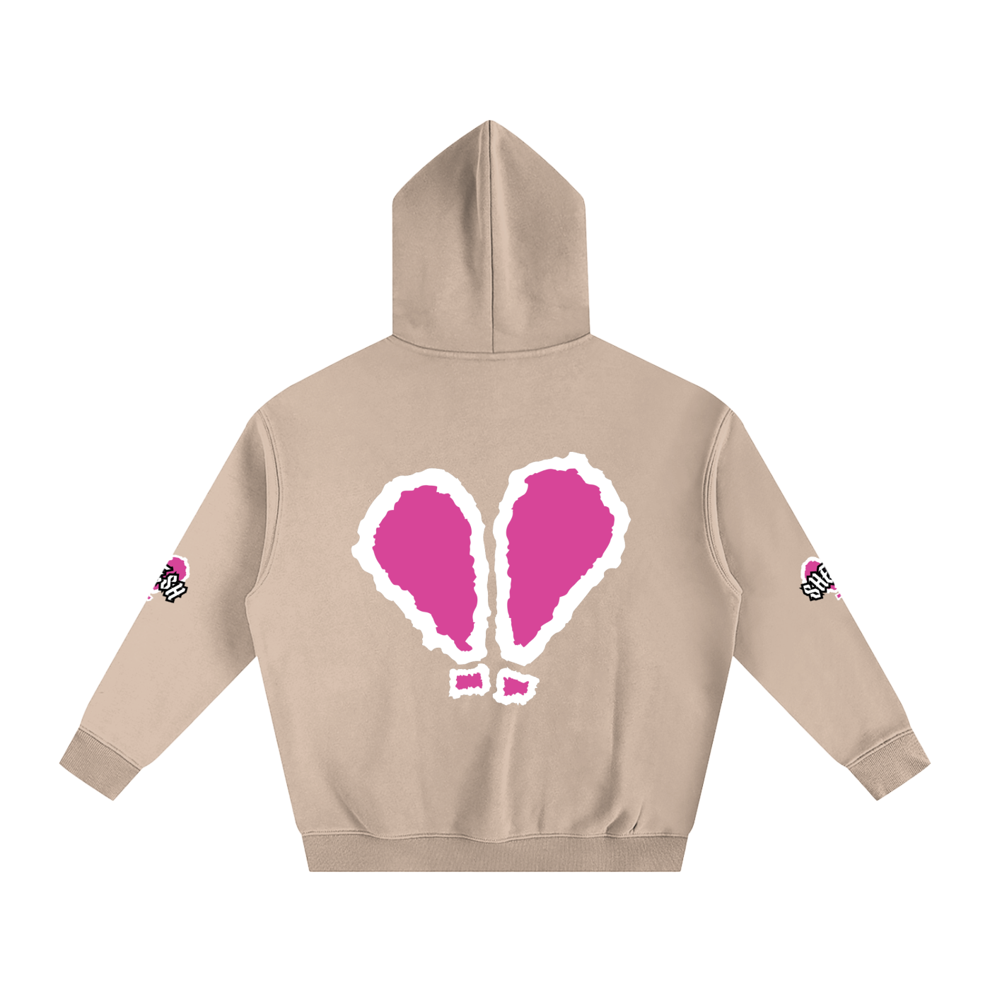 SHEESH WMNS Double Sleeve Fleece Hoodie