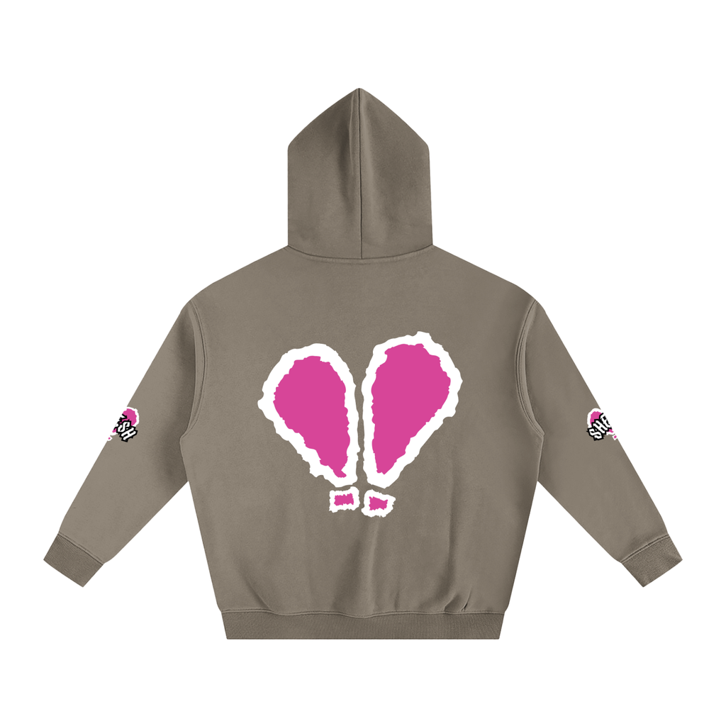 SHEESH WMNS Double Sleeve Fleece Hoodie