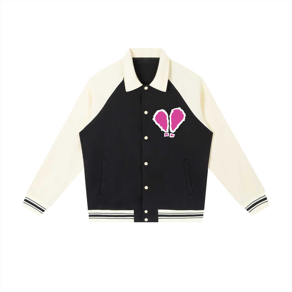 SHEESH WMNS X-Mark Primary Logo Raglan Baseball Jacket