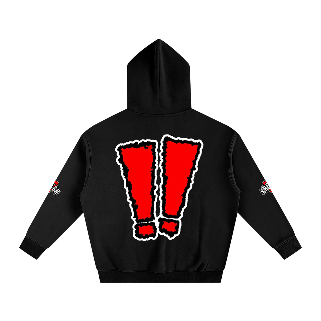 SHEESH Double Sleeve Fleece Hoodie