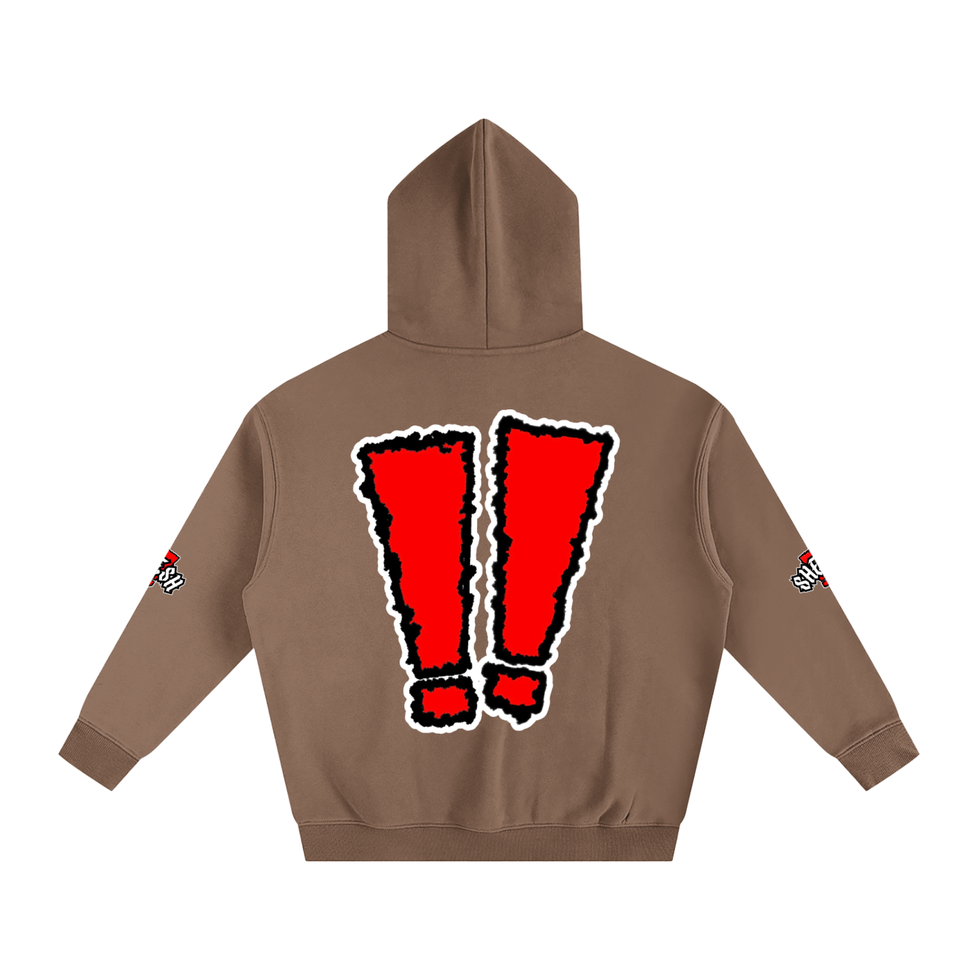 SHEESH Double Sleeve Fleece Hoodie