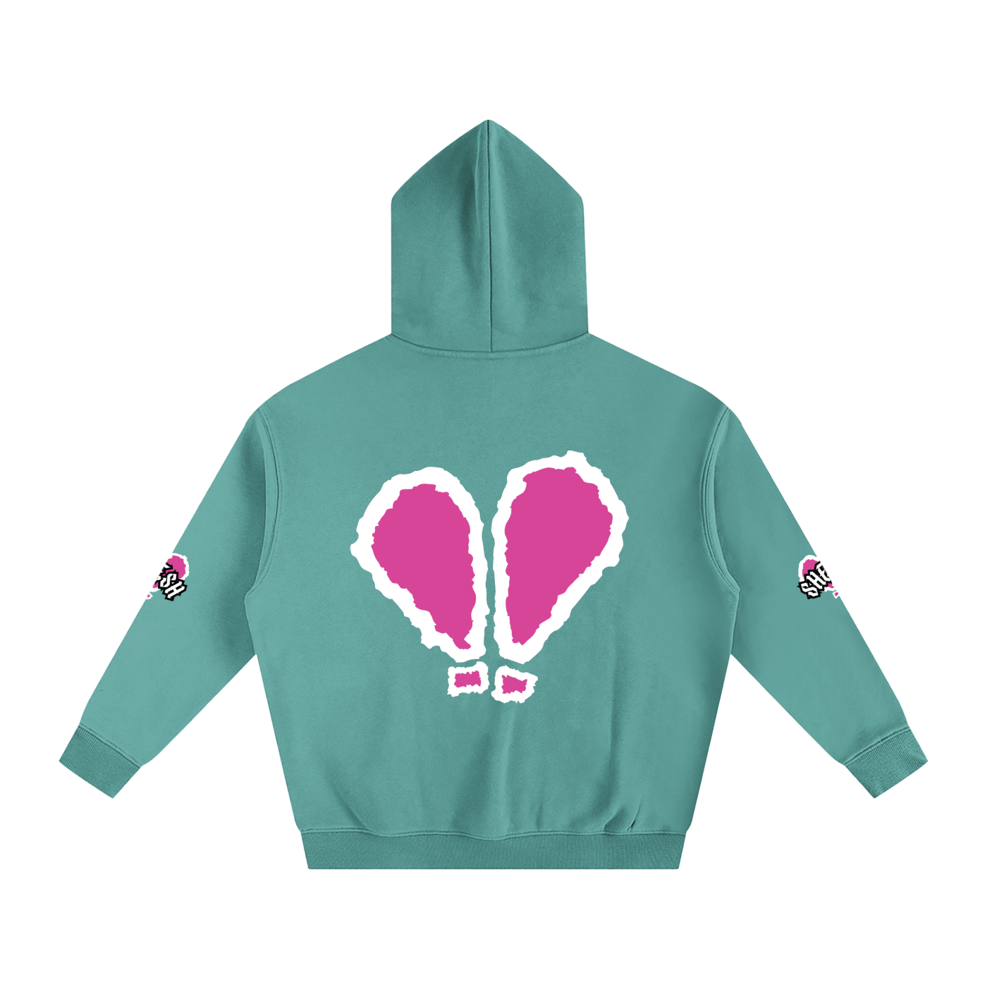 SHEESH WMNS Double Sleeve Fleece Hoodie