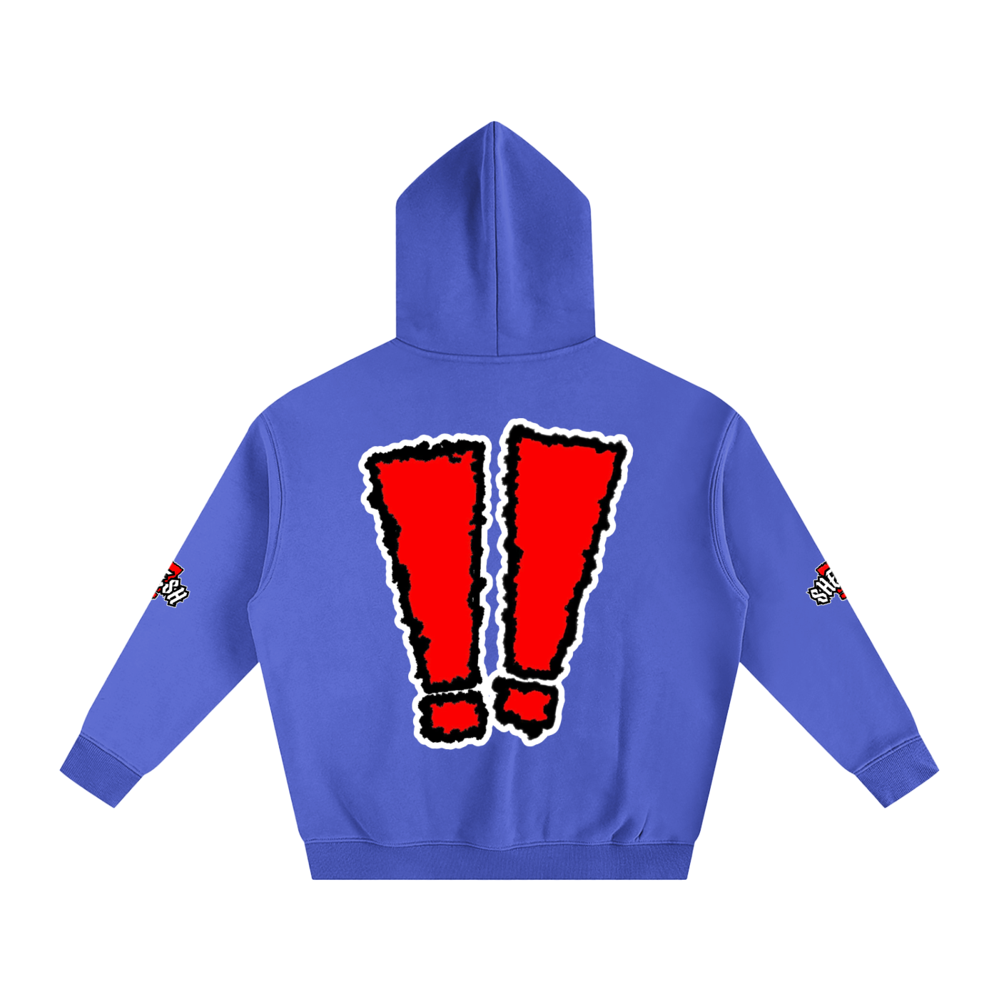 SHEESH Double Sleeve Fleece Hoodie