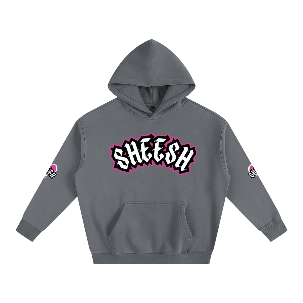 SHEESH WMNS Double Sleeve Fleece Hoodie