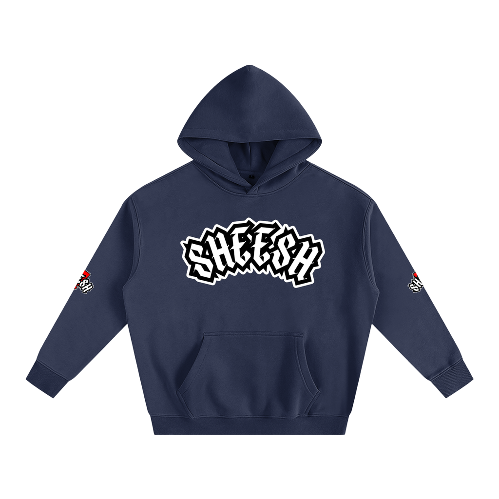 SHEESH Double Sleeve Fleece Hoodie