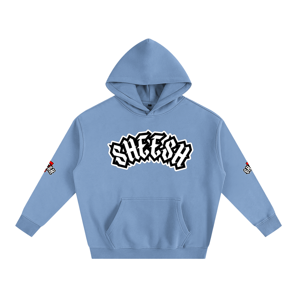 SHEESH Double Sleeve Fleece Hoodie