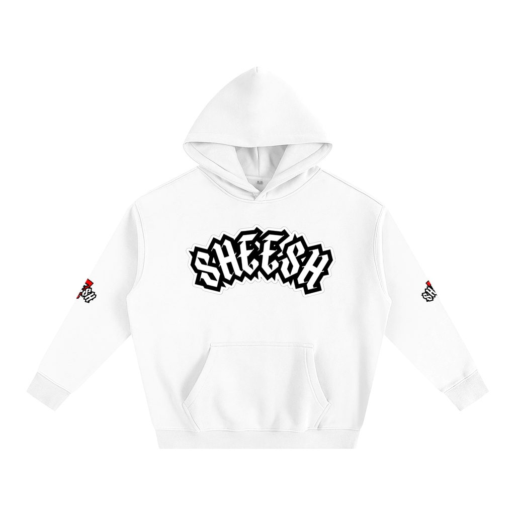 SHEESH Double Sleeve Fleece Hoodie