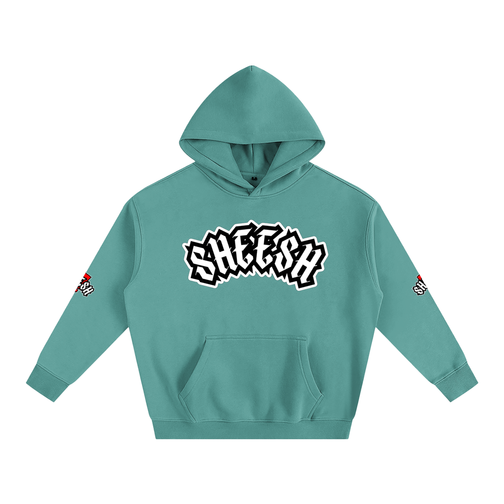 SHEESH Double Sleeve Fleece Hoodie
