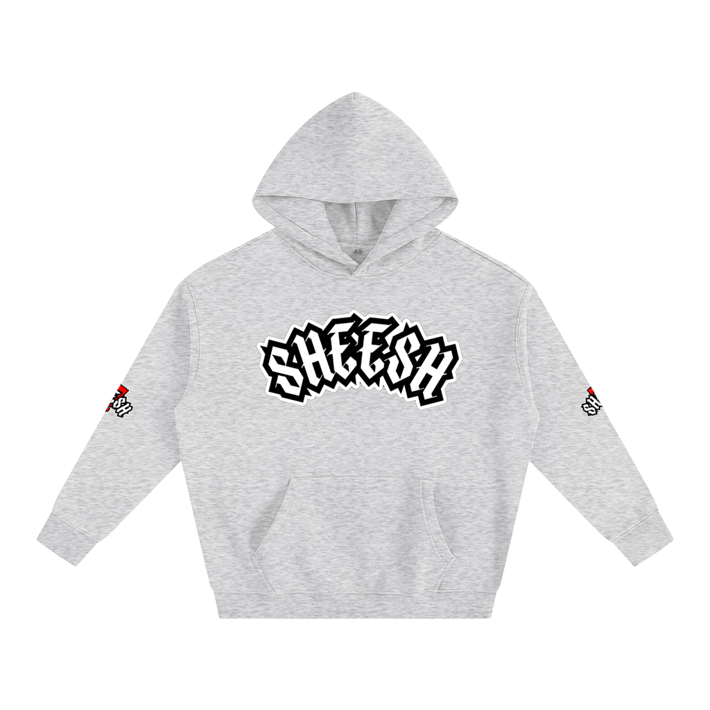 SHEESH Double Sleeve Fleece Hoodie