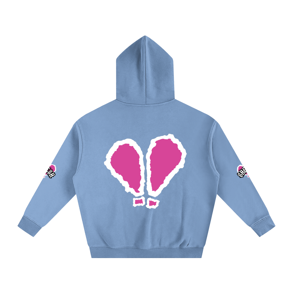 SHEESH WMNS Double Sleeve Fleece Hoodie