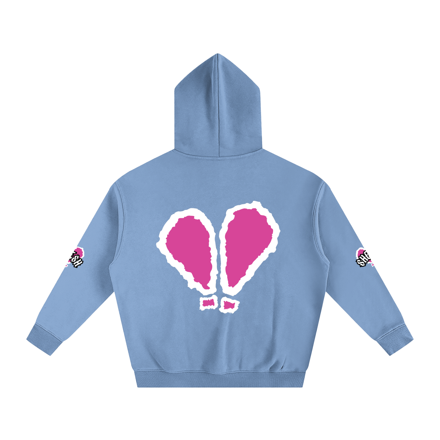 SHEESH WMNS Double Sleeve Fleece Hoodie
