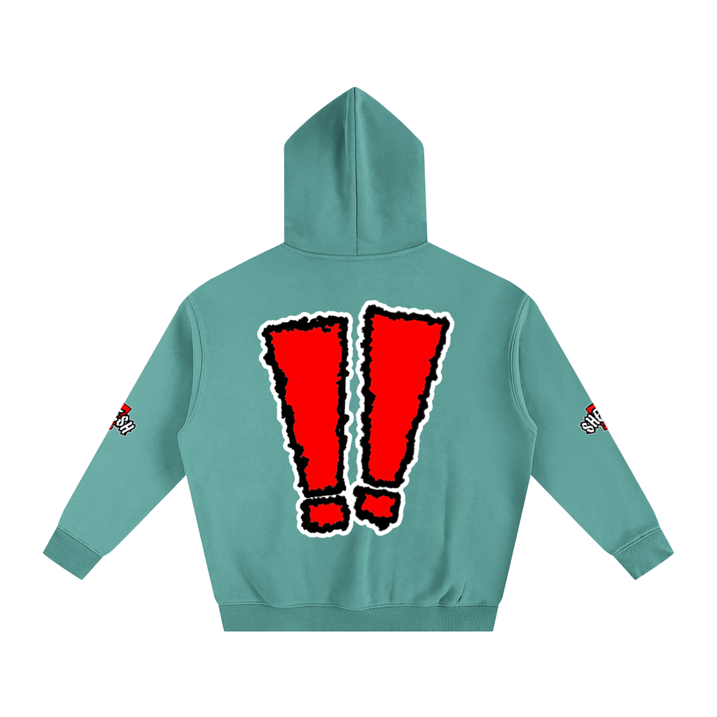 SHEESH Double Sleeve Fleece Hoodie