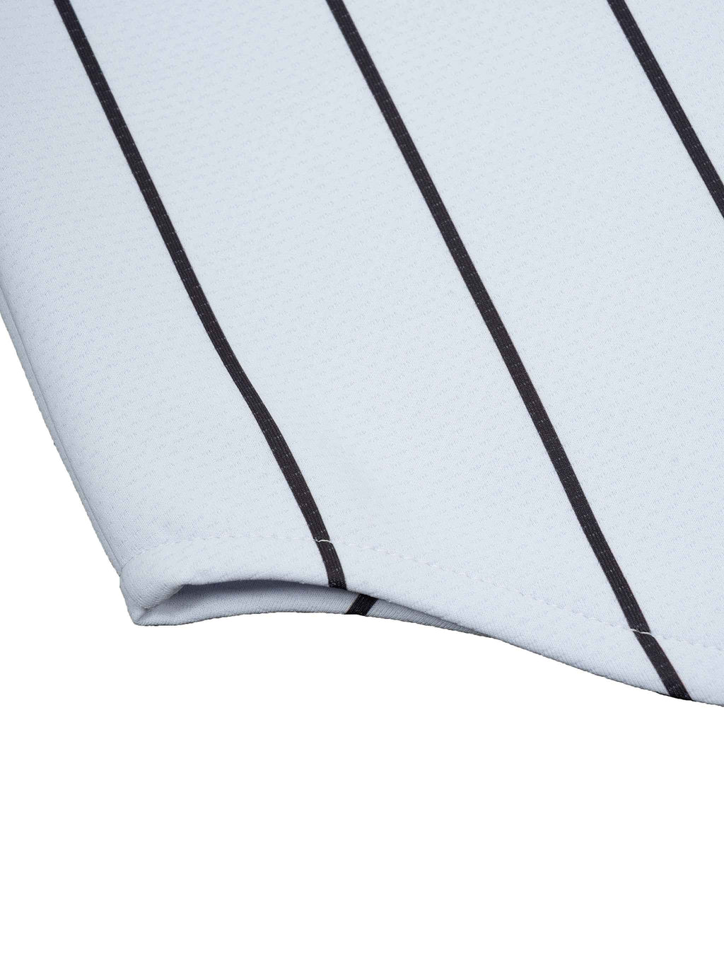 SHEESH WMNS Super Logo Pinstripe Baseball Jersey
