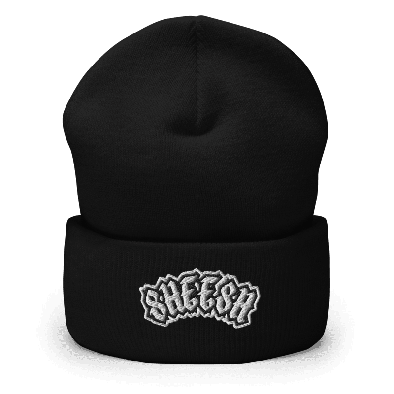 SHEESH‼️ X-Mark Logo Beanie Hat