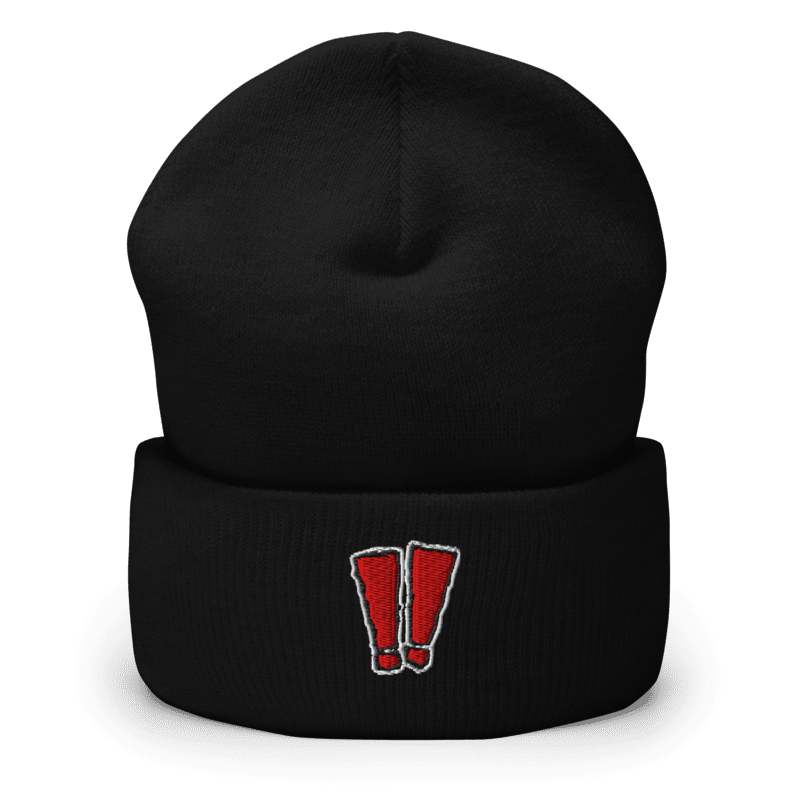 SHEESH‼️ X-Mark Logo Beanie Hat